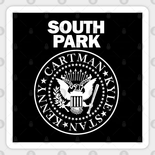 Rock N Roll x South Park Magnet by muckychris